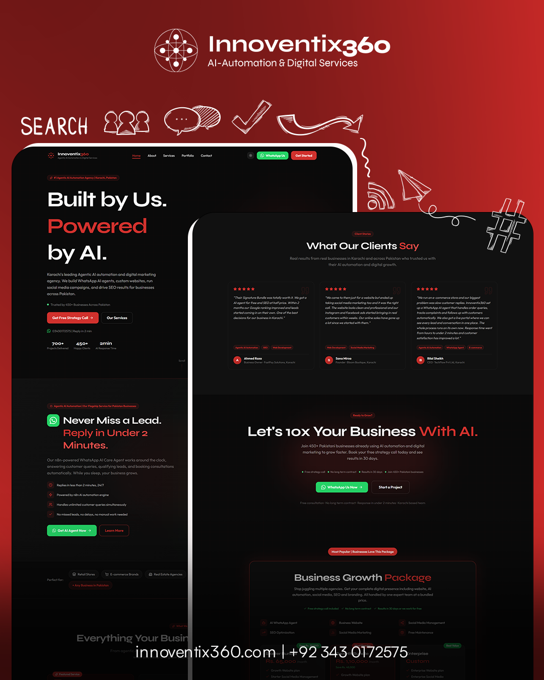 Innoventix360 Platform UI Mockup