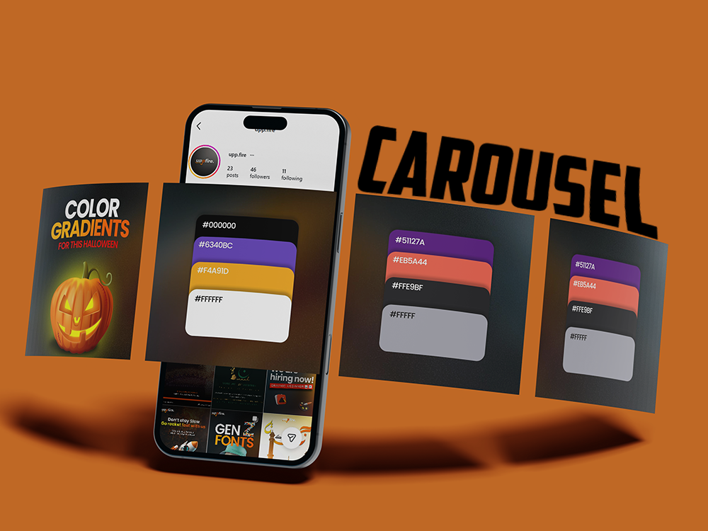 Uppfire Halloween Gradients Campaign